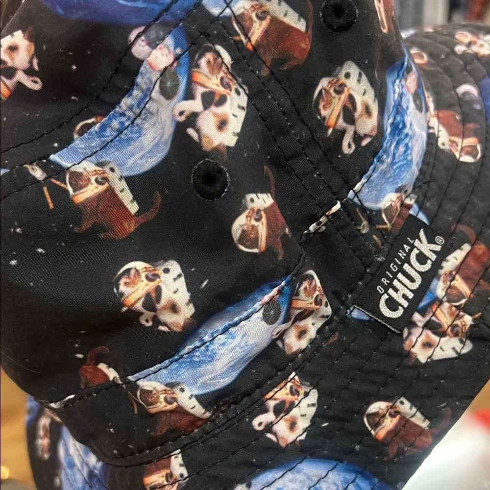 Original chuck Kids'‎ Black Space Adventure bucket hat